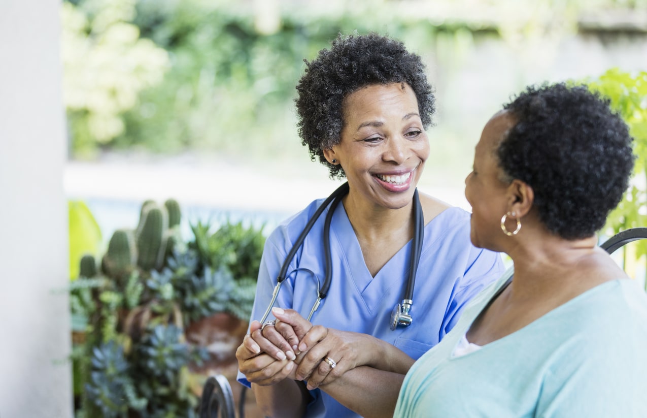 woman with Alzheimers receiving memory care